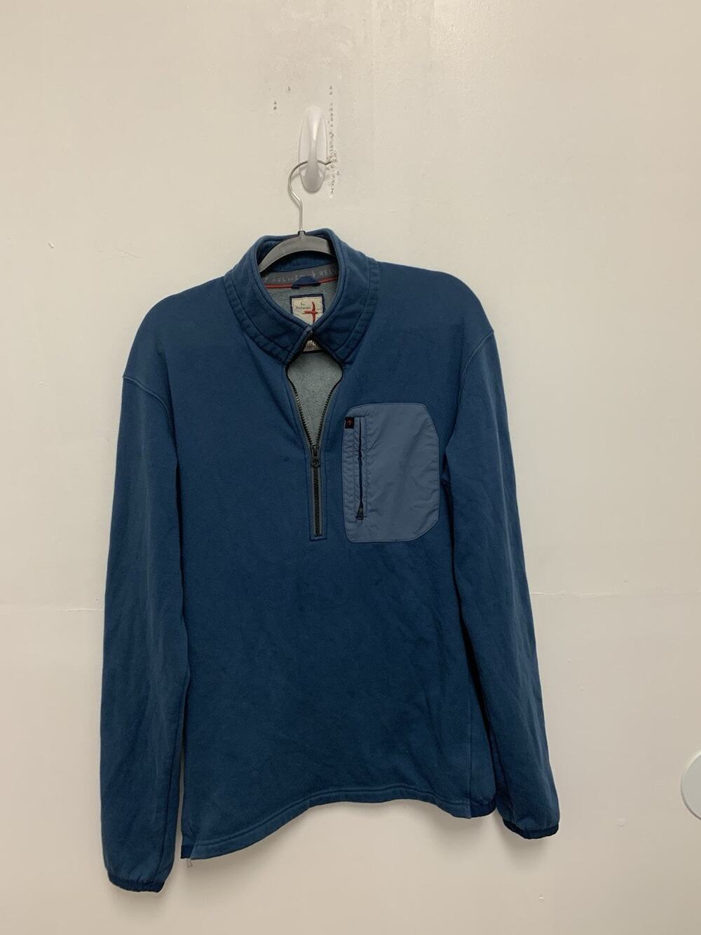 Relwen Micropile Half-Zip Sweatshirt Blue Large